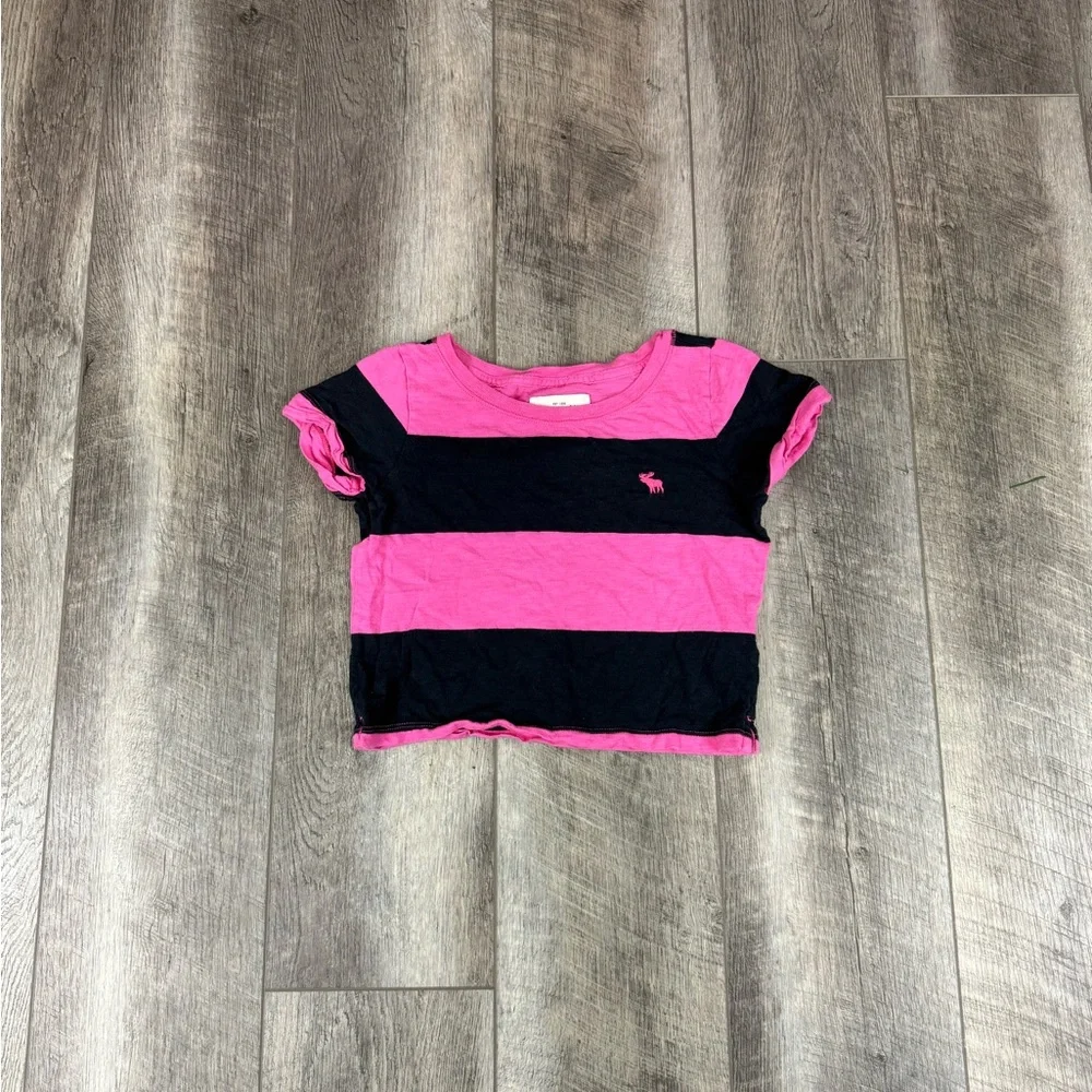 Abercrombie Kids Pink Stripe‎ Top